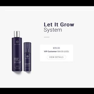 MONAT Let it Grow System Hair Products